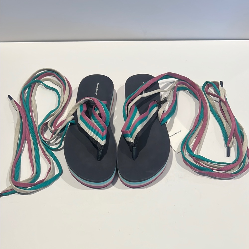 ISABEL MARANT Tuoni thong sandals - Picture 2 of 7